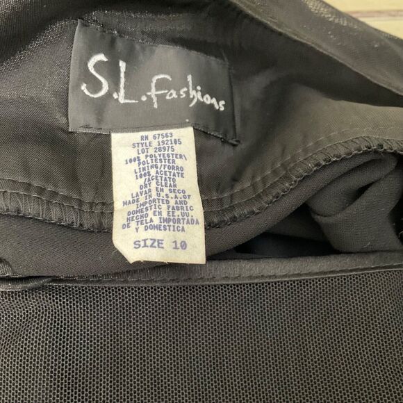 VINTAGE 90s Y2K SL Fashion  Fairy Grunge Whimsical Goth Dress Size 10 - Picture 4 of 8